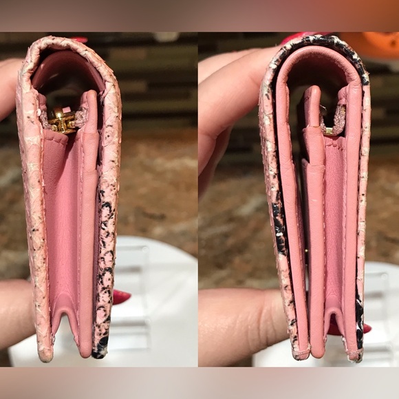 GUCCI GG Marmont Python Compact Wallet- Pink ❤️‍🔥 - Picture 15 of 17